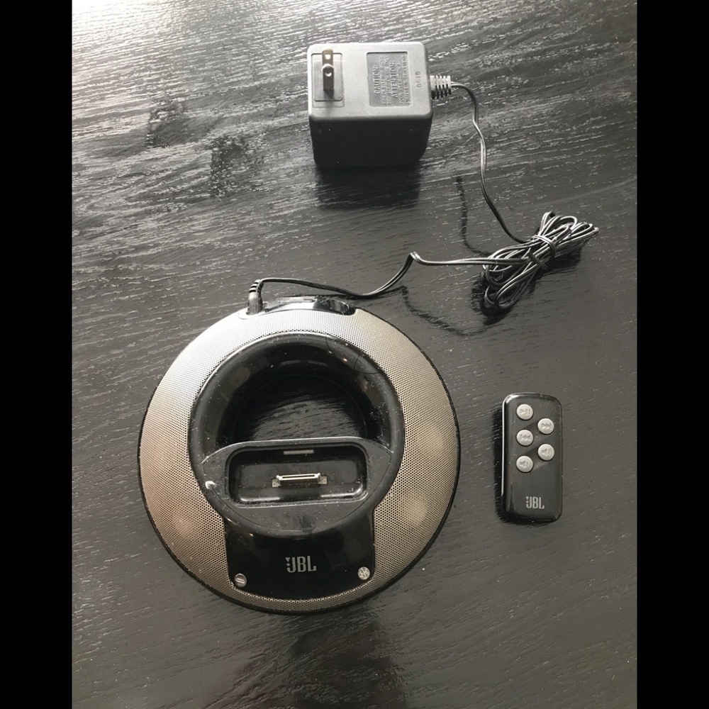 JBL iPod dock.